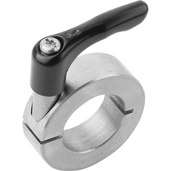 Kipp Locking Ring Split, With Adjustable Handle, Form:C, D1=16, D2=34, B=13, Stainless Steel K0611.11602
